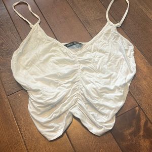Shein white tank crop